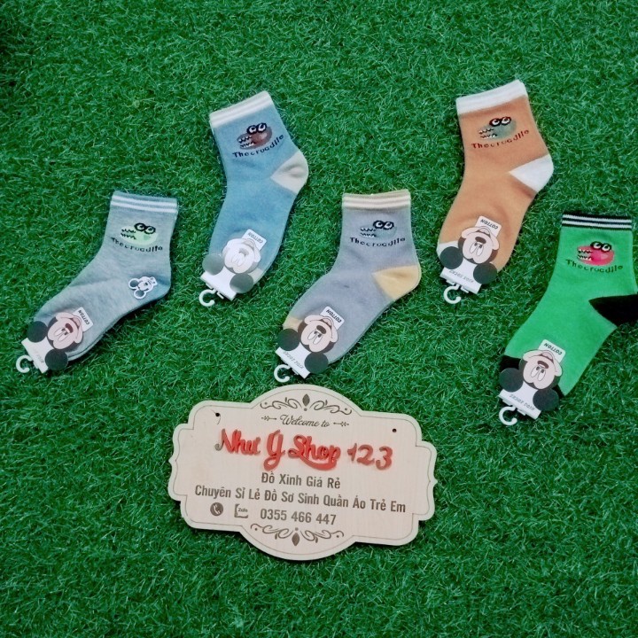 B64 - [Được Chọn Mẫu] Tất (Vớ) Cao Cổ Cho Bé Trai Loại Đẹp (ảnh tự chụp)