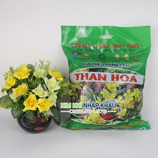 Giá thể than củi chuyên dùng trồng lan gói 1kg - GT35