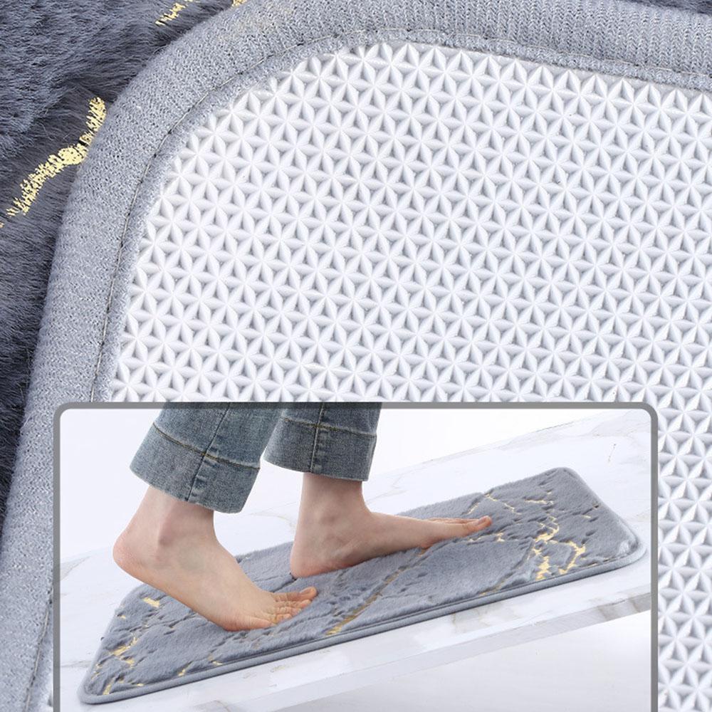 Thảm Lót Sàn Nhà Tắm Bằng Vải Nhung Chống Trượt Chống Mài Mòn