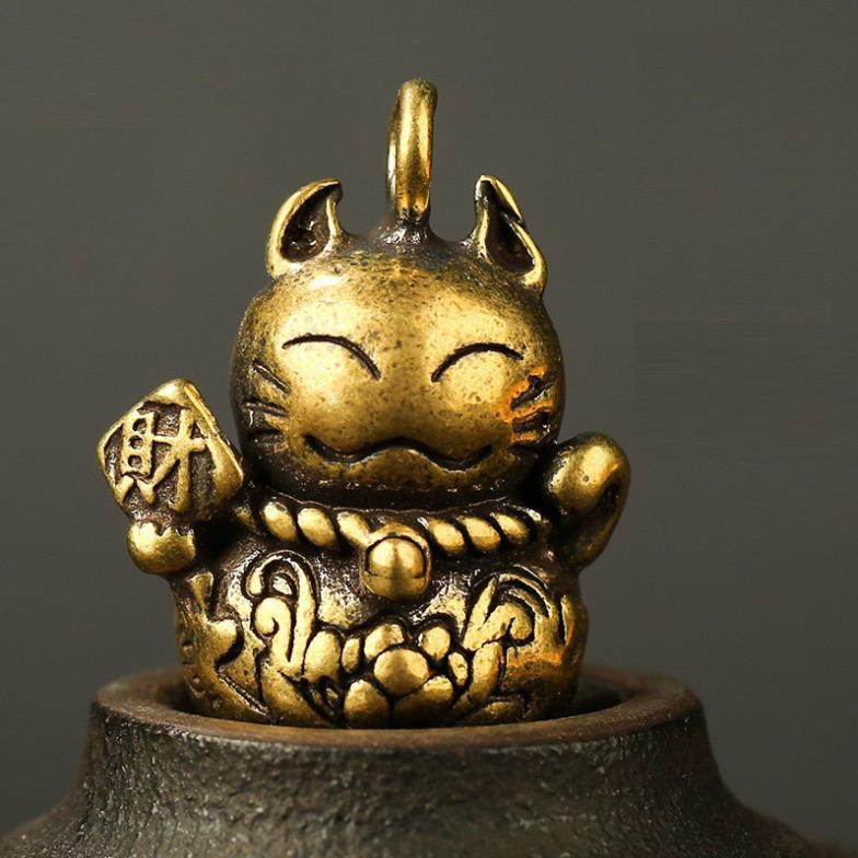 Tượng Đồng: Mèo Thần Tài Đem Lại Sự May Mắn Tài Lộc - Vật Phẩm Phong Thủy