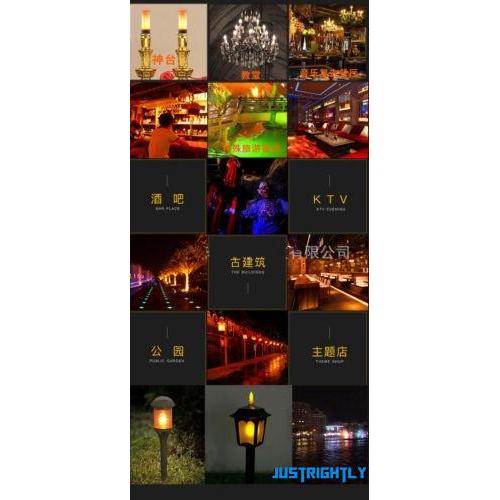 Bóng đèn hiệu ứng ngọn lửa trang trí tiệc
