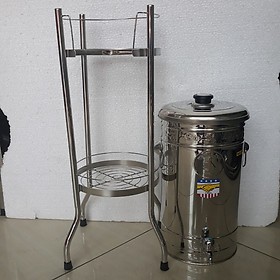 (hỏa tốc )COMBO BÌNH LOC INOX 304 CÓ CHÂN, BÌNH 20L, BÌNH 25L, BÌNH 40L