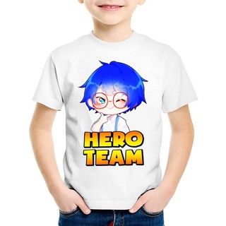 Áo Hero Team full nhân vật siêu cute | Áo Simmy Siro Phong Cận Mister Vịt Kamui Kairon Timmy Sammy chibi