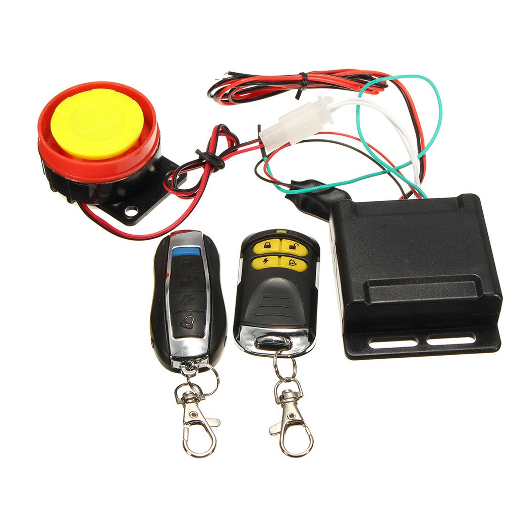 Hệ thống báo động chống trộm điều khiển từ xa 12V cho xe mô tô chất lượng cao