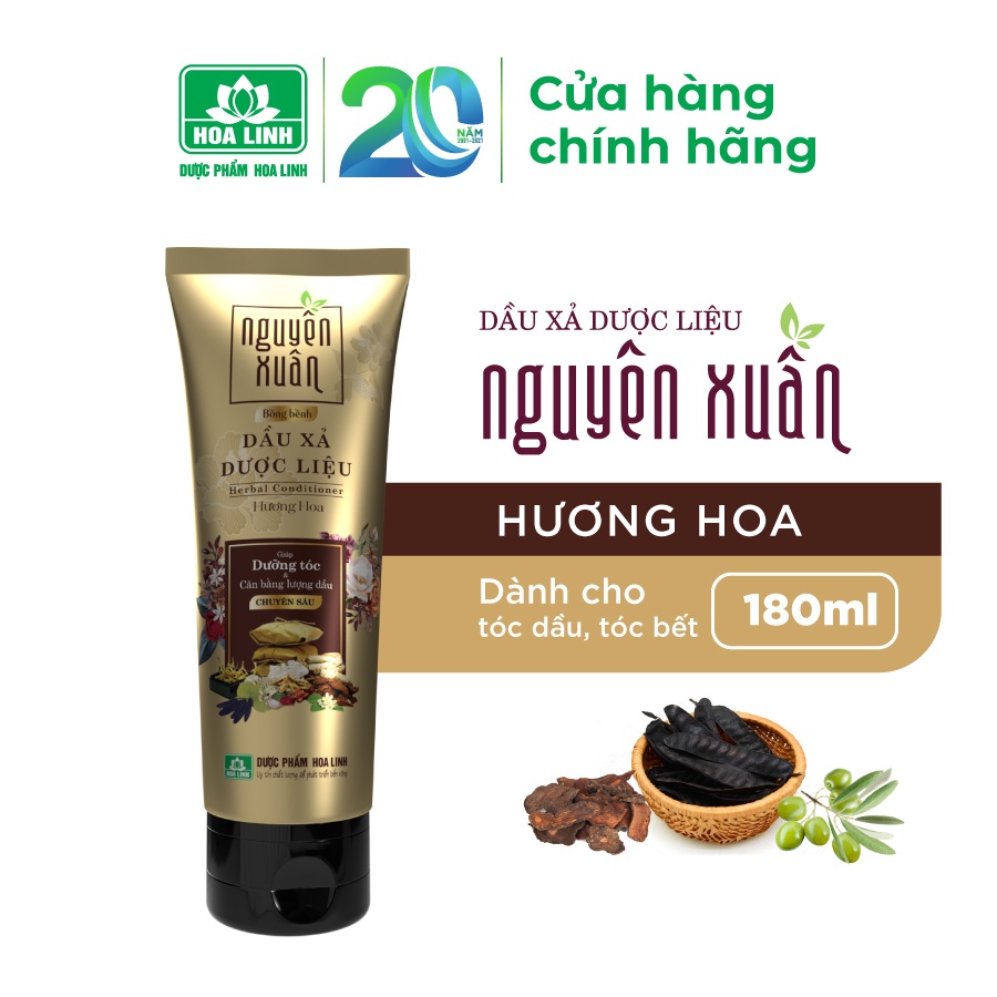 {MỚI}Dầu xả dược liệu Nguyên Xuân bồng bềnh 150ml dành cho tóc dầu - Tặng thêm 30ml giá không đổi