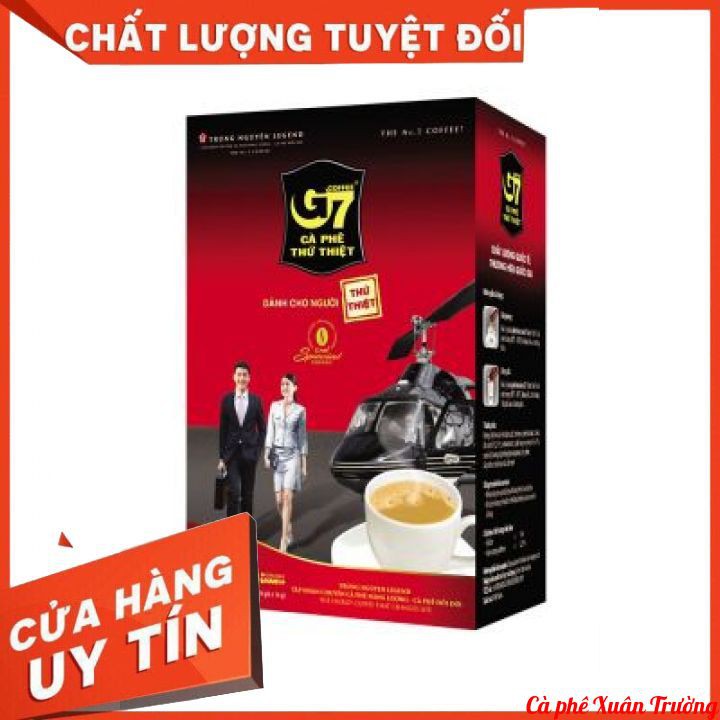 Cafe sữa hòa tan Trung Nguyên G7 3in1 hộp 18 gói x 16g  (Zin Nguyên Tem)