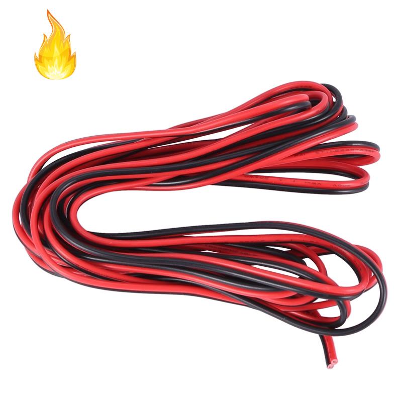 Cuộn Dây Cáp Đồng 20 Mét Dài 3m Màu Đỏ Đen Cho Xe Hơi