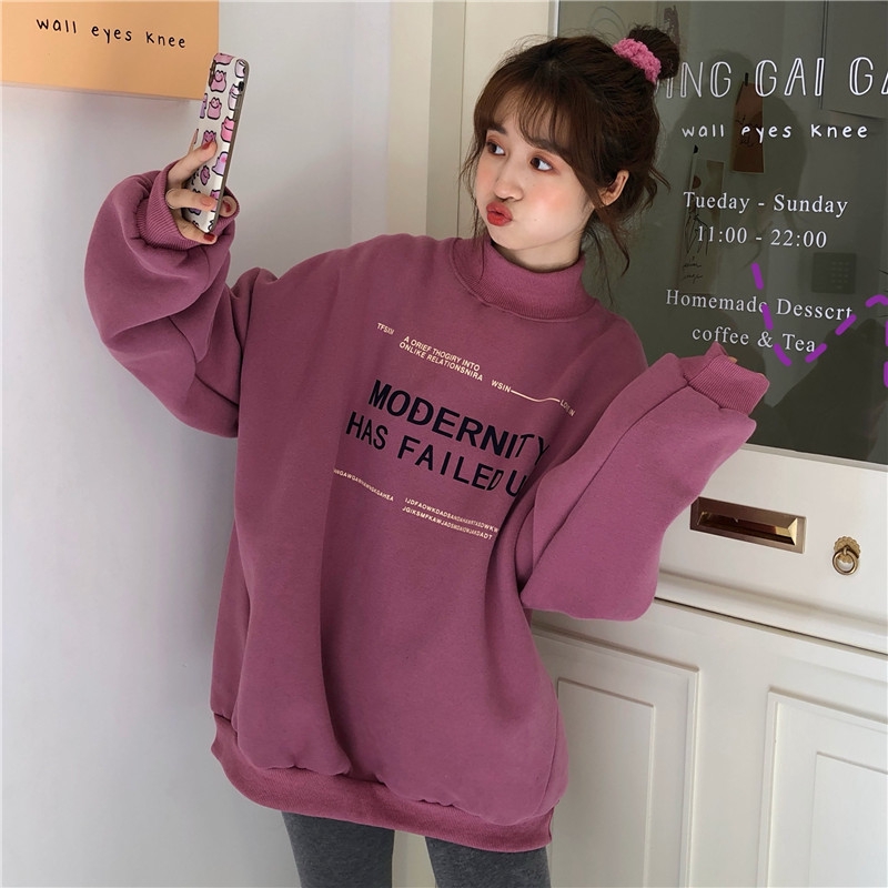 áo hoodie dáng rộng phong cách Hàn Quốc 5 Màu UNISEX | BigBuy360 - bigbuy360.vn