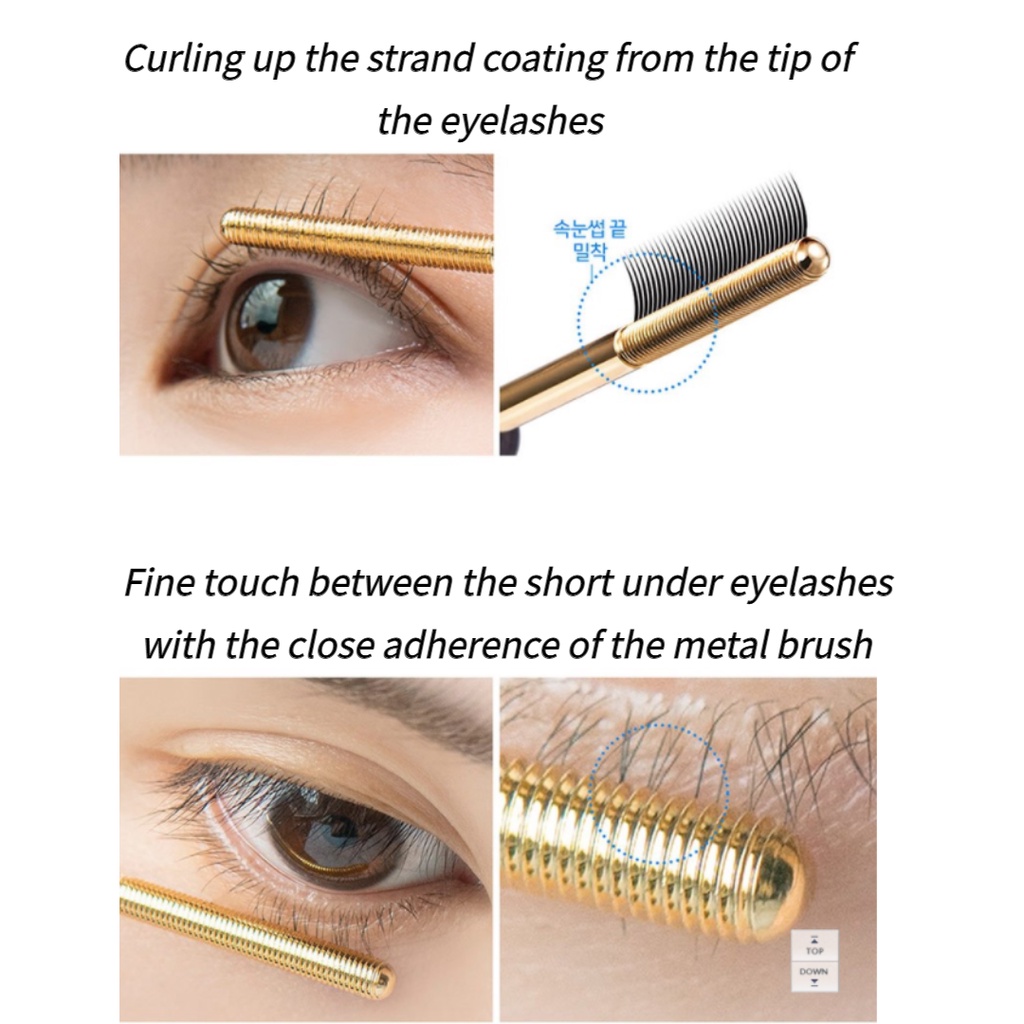 NEOGEN Mascara màu đen/nâu làm cong và dày mi 4ml