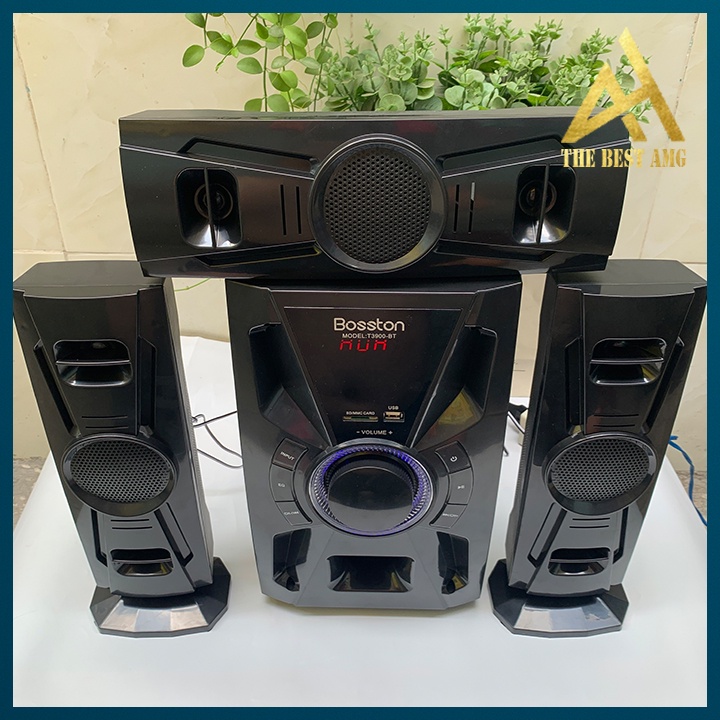 Loa Máy Tính Để Bàn Bluetooth Công Suất Lớn 60W Đèn Led 3.1 Bosston T3900BT - Loa Laptop Vi Tính Âm Thanh Cực Hay