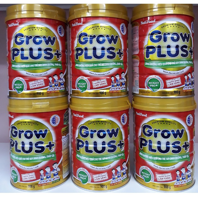 Sữa bột GrowPlus NutiFood Xanh Đỏ 900g