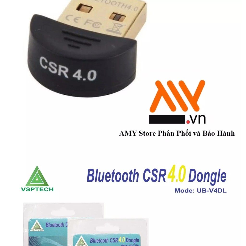 USB Bluetooth 4.0 dùng cho máy tính Laptop, PC - Usb 4.0 SCR Dongle