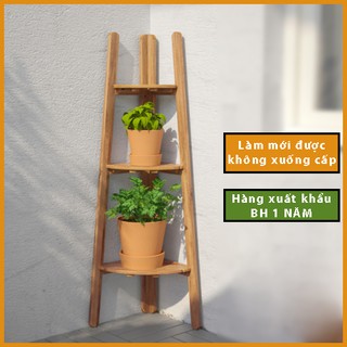 Kệ đa năng 3 tầng khung gỗ askhomen xuất ikea thụy điển
