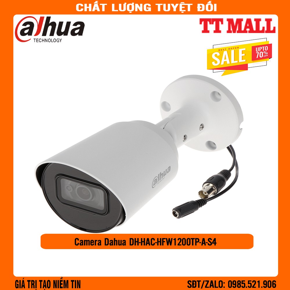 Camera Dahua DH-HAC-HFW1200TP-A-S4 2M 1080P Full HD - Bảo hành chính hãng 2 năm