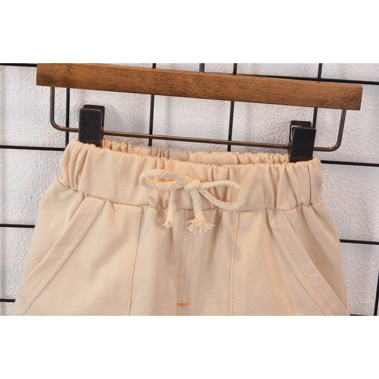 Set Đồ Mùa Hè 2 Món Gồm Áo Thun 100% Cotton + Quần Ngắn Thời Trang Cho Bé Trai