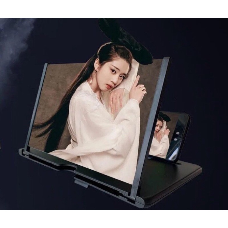 Kính phóng to màn hình điện thoại 5d 12inch kính zoom màn hình điện thoại lớn sắc nét chống mỏi mắt MiibooShi PVN17396