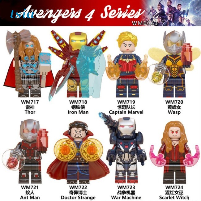 Mô Hình Đồ Chơi Lego Nhân Vật Siêu Anh Hùng Marvel Avengers 4 Dành Cho Trẻ Em G7