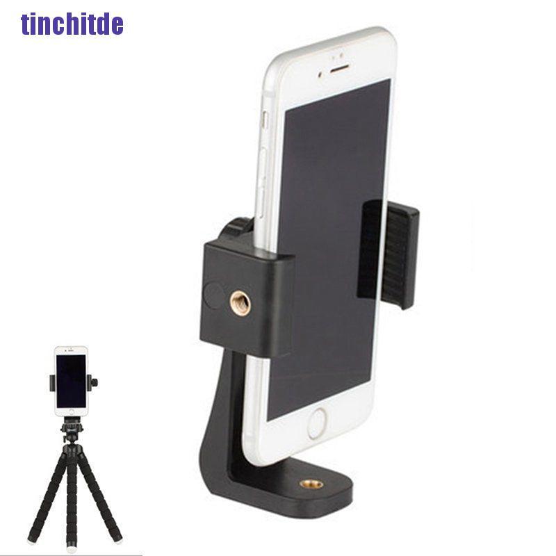 [Tinchitde] Universal Smartphone Tripod Adapter Cell Phone Holder Mount For Iphone Camera [Tin]