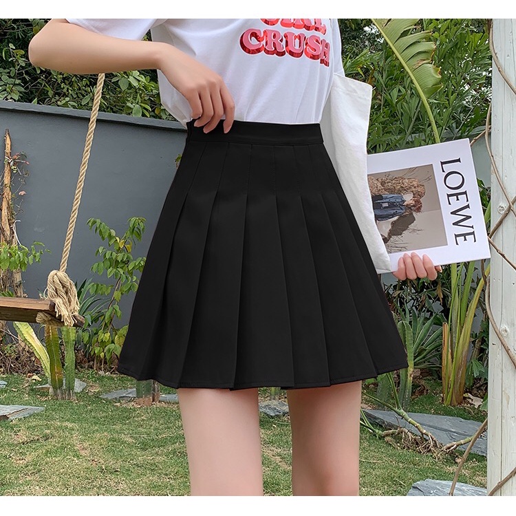 Chân váy tennis xếp ly lưng cao phong cách Hàn Quốc xixeoshop - v53