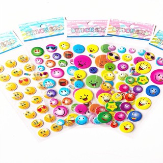 sticker 3D cute nhiều mẫu (10 cái)