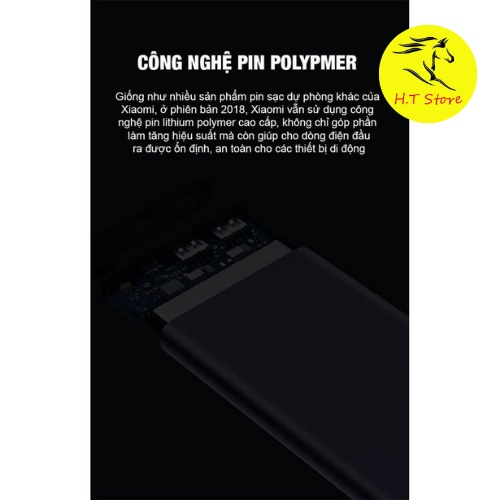 Sạc Dự Phòng - Sạc Dự Phòng Xiaomi Gen 2s 10000mAh Chuẩn Dung Lượng