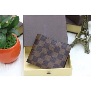 ⚡Rẻ vô địch⚡Ví LV Nam/Nữ Caro Nâu