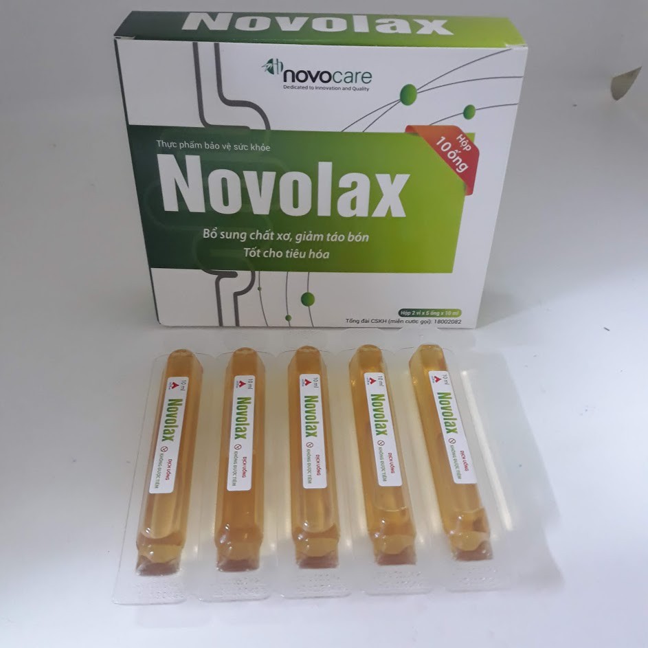 [ Chính Hãng ] NOVOLAX HỘP 20 ỐNG BỔ SUNG CHẤT XƠ