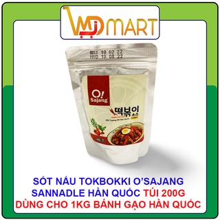 Sốt nấu tokbokki O'sajang Sannadle Hàn quốc gói 200g