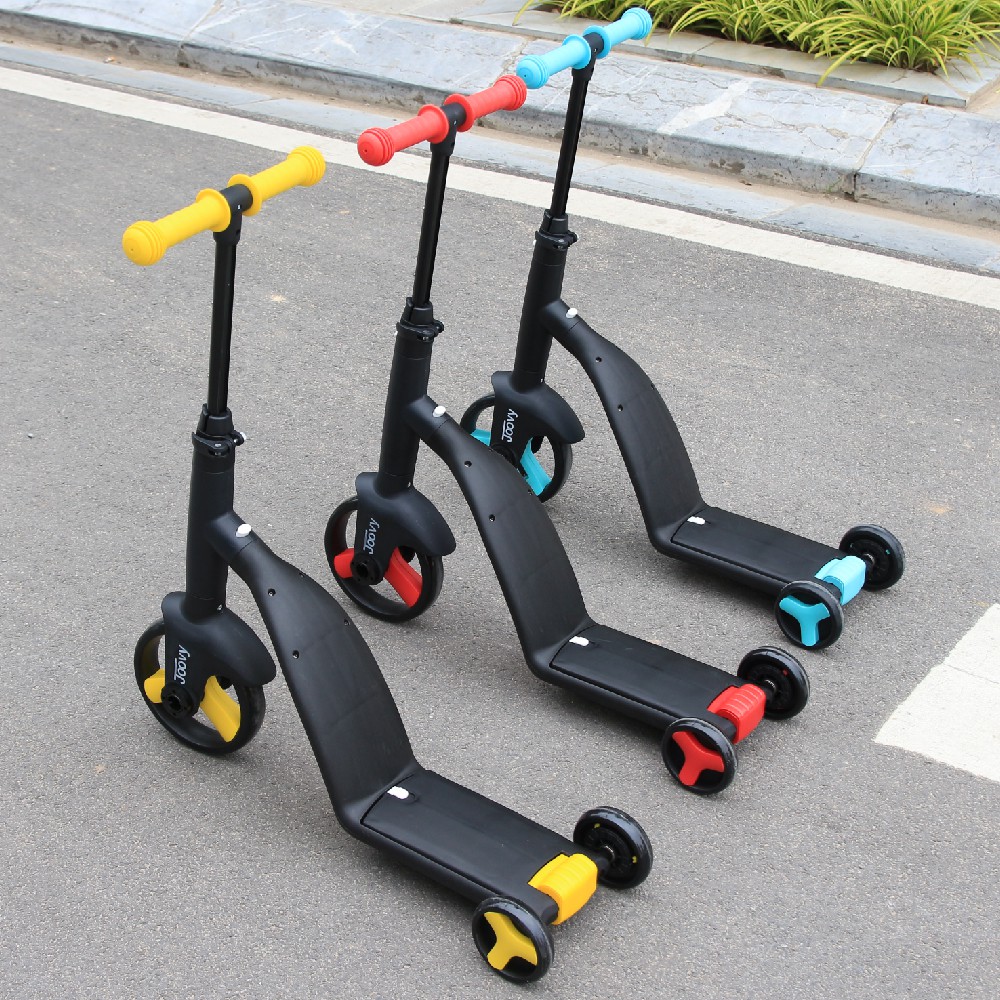 Siêu xe biến hình Scooter, chòi chân, cân bằng 3 trong 1 cho bé từ 1 tới 6 tuổi Nadle TF3 Joovy CHÍNH HÃNG