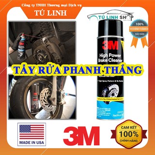 Tẩy Rửa Phanh Xe Ô Tô 3M High Power Brake Cleaner 3M 08880