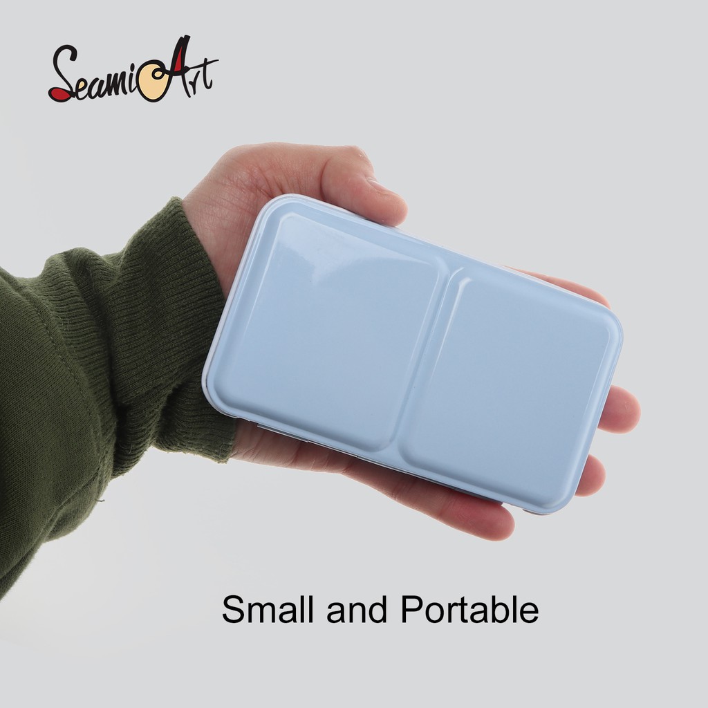 SeamiArt Multi Functional Portable Metal Foldable Painting Box
