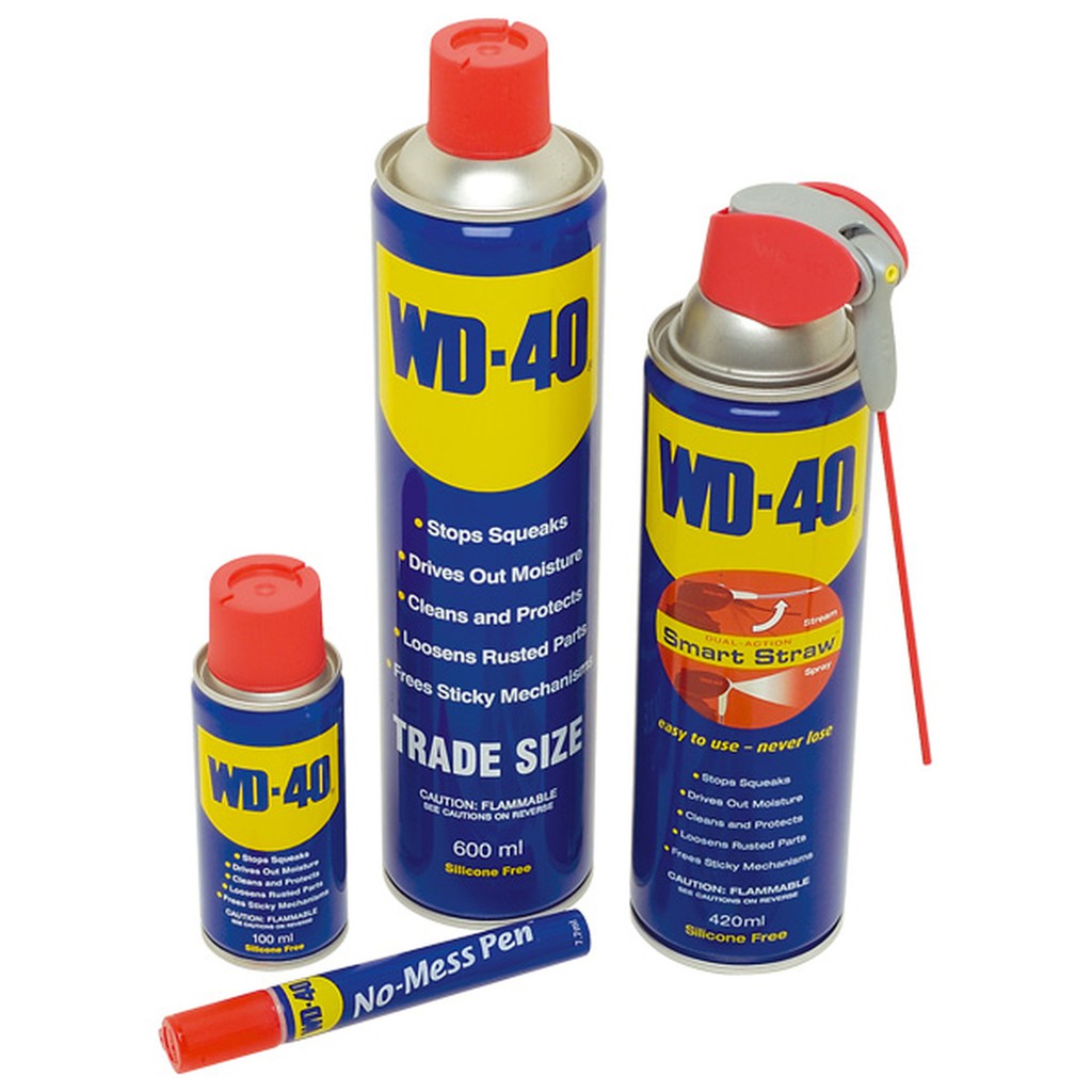 Xịt chống rỉ sét bảo vệ kim loại WD 40