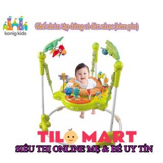 Ghế nhún tập đứng có đèn nhạc (kèm pin) Konig Kids