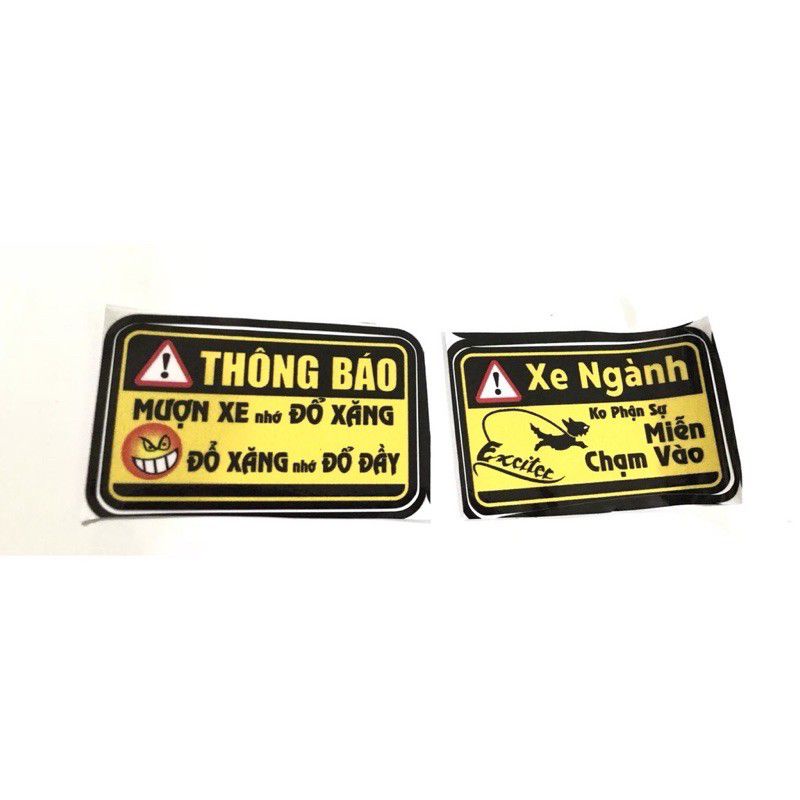 Tem cảnh báo 3 lớp chống nước tuyệt đối