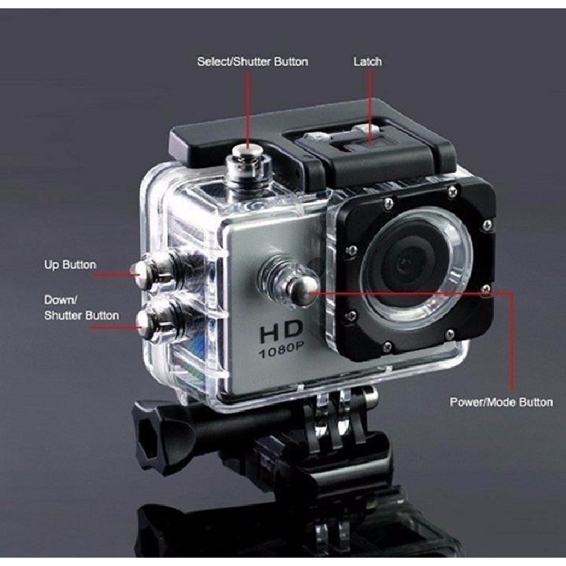 Camera hành trình phượt chống nước dành cho xe máy tặng kèm thẻ nhớ chuyên dụng MicroSD 16GB | BigBuy360 - bigbuy360.vn