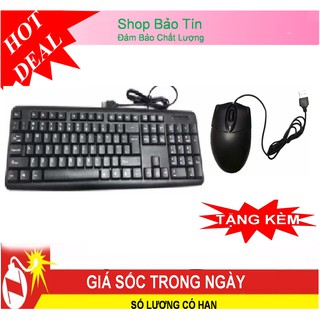 Bàn phím có dây usb-kb3162 tặng kèm chuột quang usb có dây