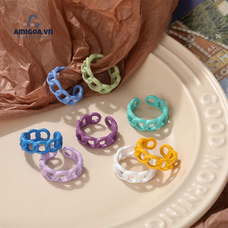 Nhẫn Hở Thiết Kế Đơn Giản Thời Trang Sáng Tạo Cho Nữ