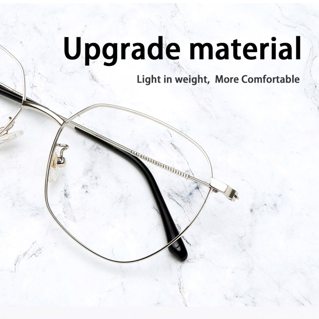 Fashion accessories KATELUO 8001 unisex irregular anti-blue light glasses