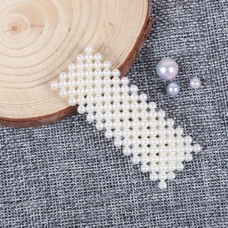 Kẹp Ngọc trai nhân tạo vuông