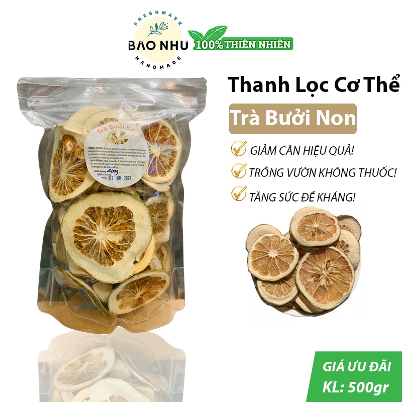 Bưởi non sấy giảm cân, thanh lọc cơ thể