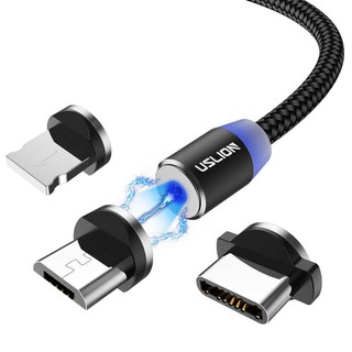 Cáp sạc nam châm đa năng 3 đầu