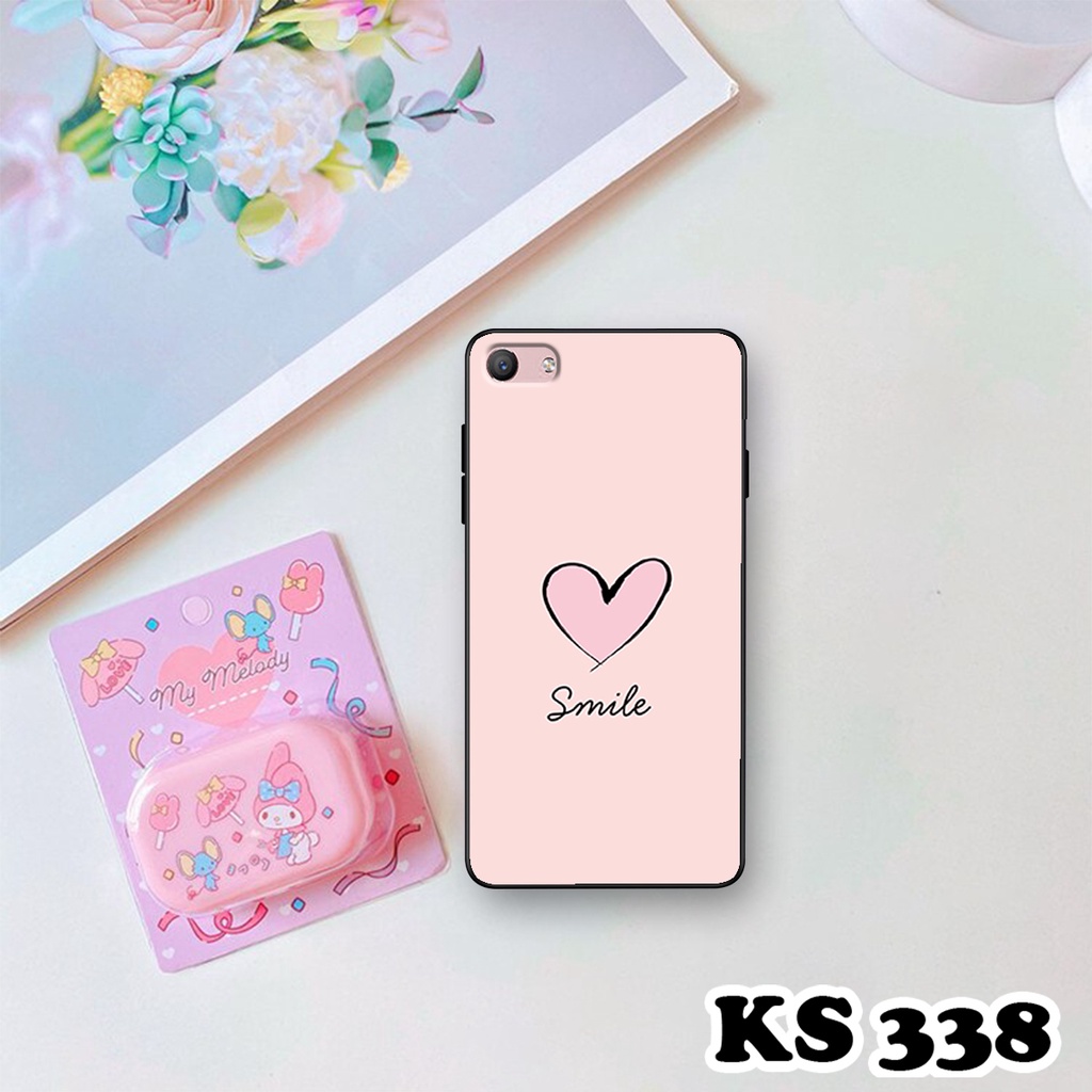 Ốp lưng Oppo F1s - Oppo A59 - Ốp in hình LoveSmile - Chất liệu TPU cao cấp chống sốc