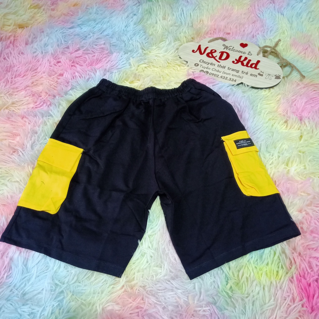 Bộ Thun Bé Trai Túi Hộp - Set Bộ Túi Hộp Champs 30-42kg - Bộ Bé Trai Năng Động Phong Cách Hip Hop - N&D Kid