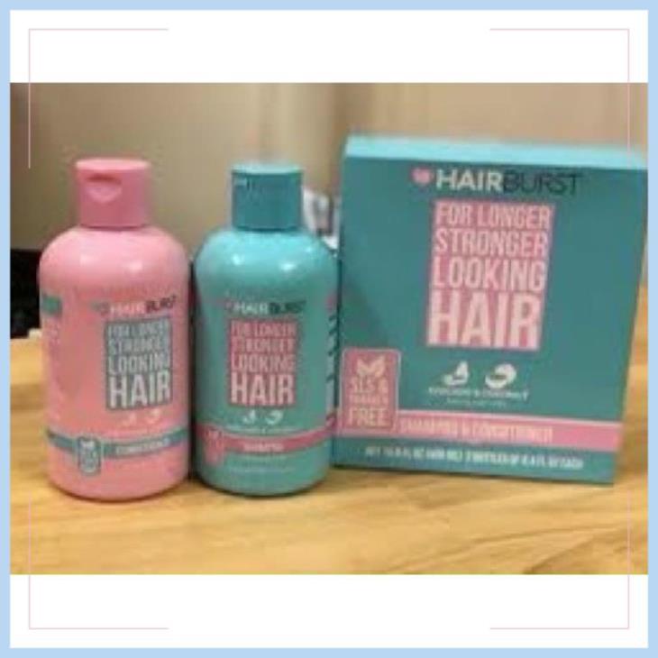 Cặp 2 chai dầu gội xả HAIR BURST xanh-hồng " | BigBuy360 - bigbuy360.vn