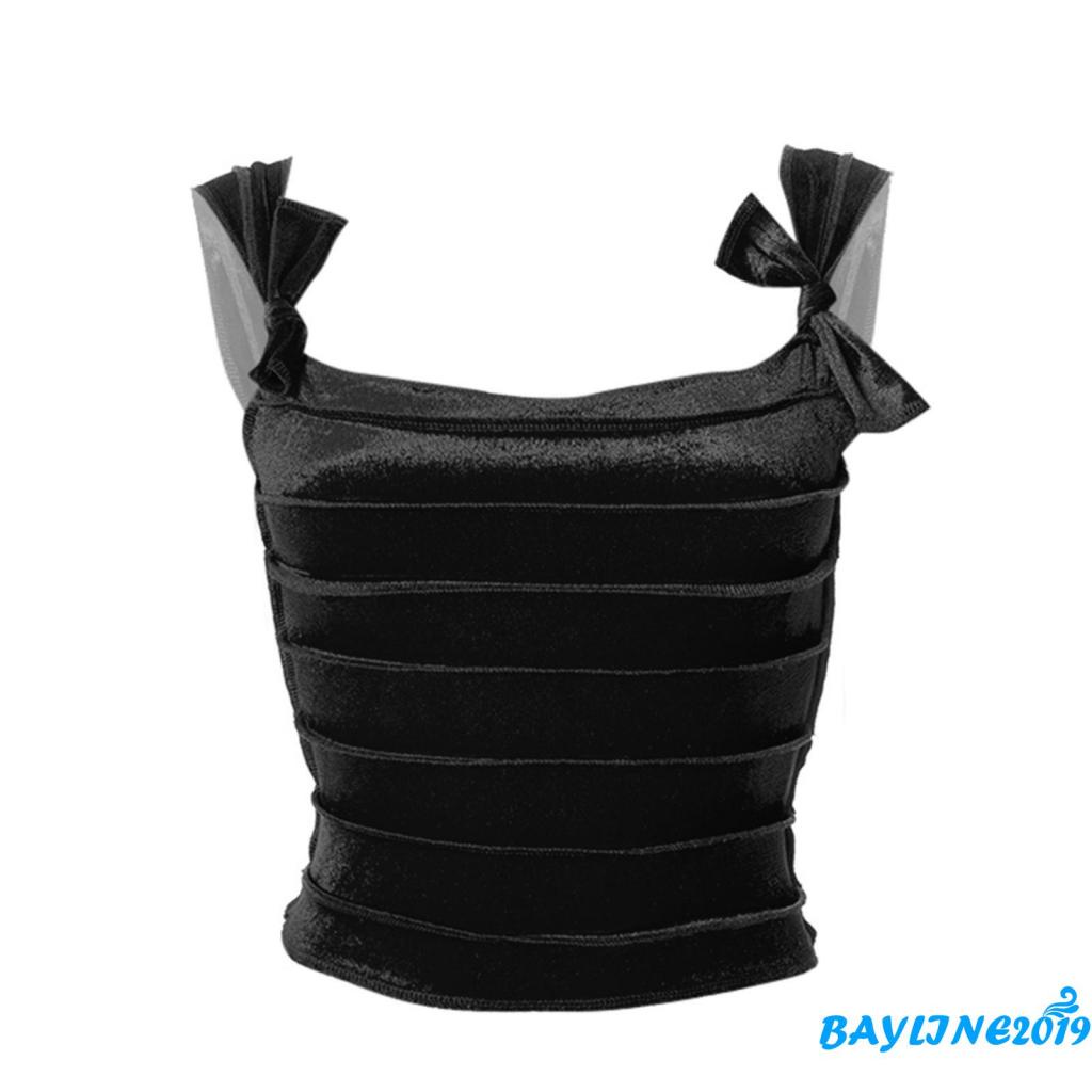 Áo Sát Nách Màu Sắc Đơn Giản Xếp Ly Hai Dây Thời Trang Đường Phố Mùa Hè Cho Nữ