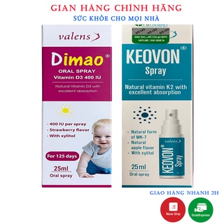 Combo Dimao D3,Keovon Vitamin K2.Giúp Hấp Thụ Canxi