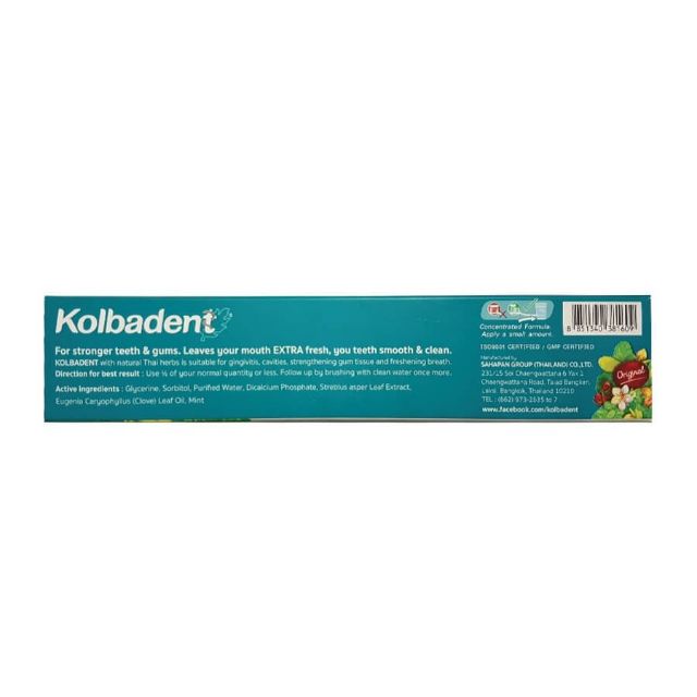 KEM ĐÁNH RĂNG THẢO DƯỢC THÁI KOLBADENT DATE MỚI