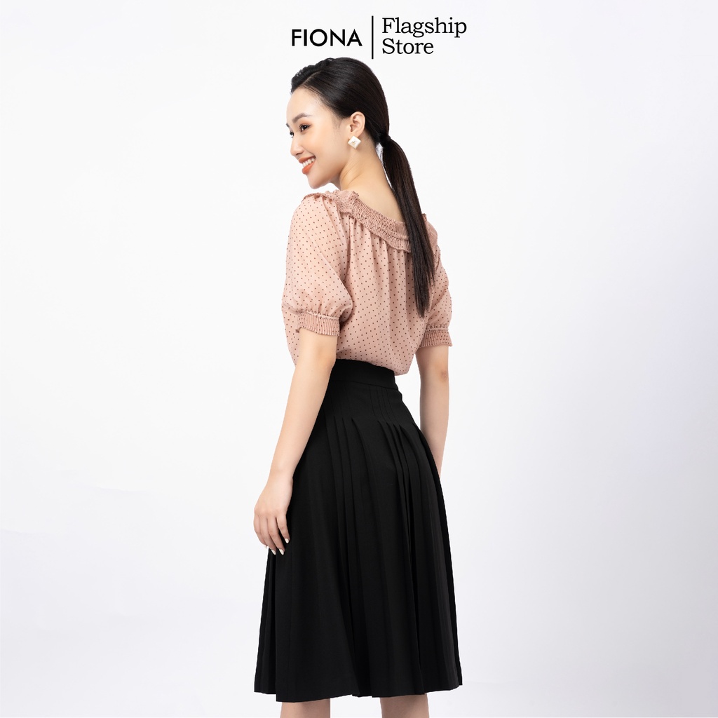 Chân váy xòe FIONA, Chân váy công cở nữ xếp ly mã F251179