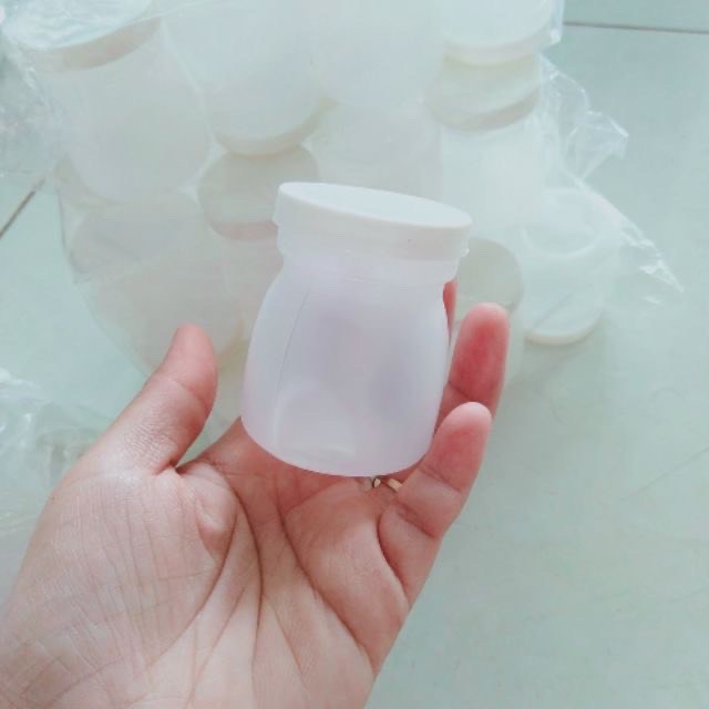 Hủ Đựng Sữa Chua (Bộ 12 Hủ bằng nhựa)