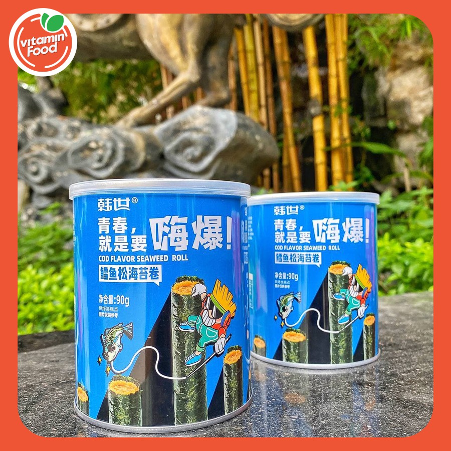 Snack Rong Biển Cuộn Chà Bông Trứng Muối | Vitamin Food | BigBuy360 - bigbuy360.vn